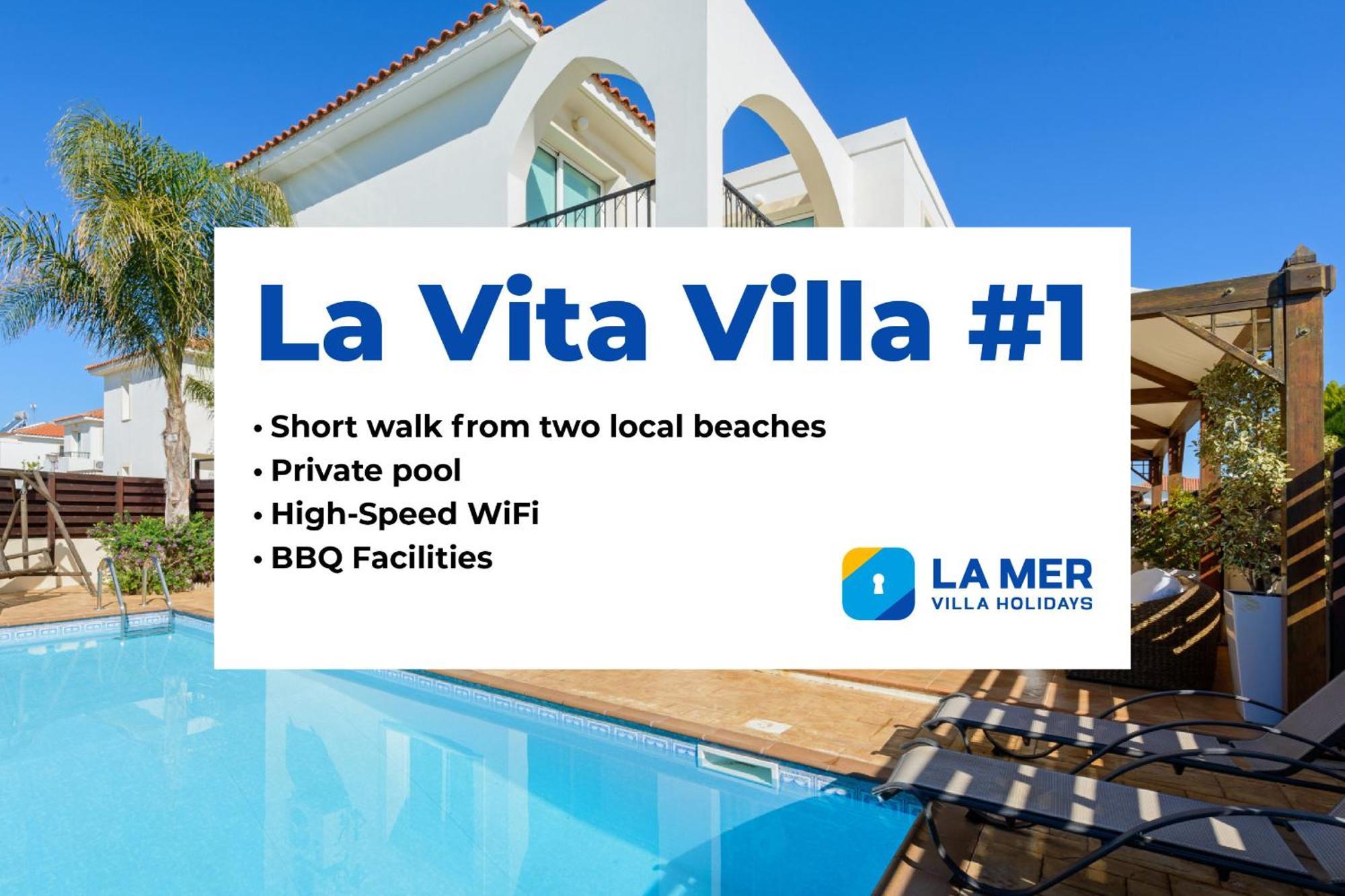 La Vita Villa #1 Protaras Exteriér fotografie